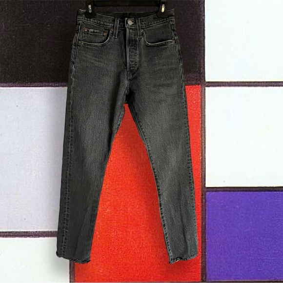 🛍️SALE🛍️ Levi's® 501® S Women's Skinny Frayed Hem Jeans - Picture 4 of 14